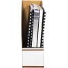 imageBankers Box 10723 Corrugated Cardboard Magazine File 4 x 9 14 x 11 34 White Case of 12Wood Grain  Oversized