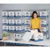 imageBankers Box 12 Pack STORFILE MediumDuty File Storage Boxes FastFold String and Button Legal WhiteBlue12Pack