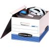 imageBankers Box 20 Pack STORFILE MediumDuty File Storage Boxes FastFold LiftOff Lid LetterLegal WhiteBluepack of 20