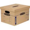 imageBankers Box Classic Moving Box 10 Pack Kit Reinforced Handles TapeFree Assembly Box with Lid 2 Small 6 Medium and 2 Large Boxes 7716801