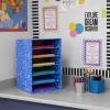imageBankers Box Classroom 6 Shelf Organizer 18quotH x 12quotW x 13 14quotD 3381201Blue