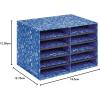 imageBankers Box Classroom Collection 10Compartment Mail Sorters 195quot x 12375quot Blue 338420110 Compartments