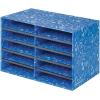 imageBankers Box Classroom Collection 10Compartment Mail Sorters 195quot x 12375quot Blue 338420110 Compartments