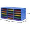 imageBankers Box Classroom Collection 10Compartment Mail Sorters 195quot x 12375quot Blue 338420115 Compartments
