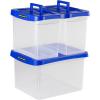 imageBankers Box Heavy Duty Portable Plastic File Box with Hanging Rails Letter 1 Pack 0086304Portable Letter