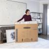 imageBankers Box Large  up to 55quot TVPictureMirror  Moving Box 4 Pack 48in x 4in x 33in 7711301Medium