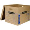 imageBankers Box Large Classic Moving Box 5 Pack Reinforced Handles TapeFree Assembly Box with Lid 21in x 17in x 17in 771820110 Pack