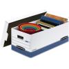 imageBankers Box STORFile MediumDuty Storage Boxes FastFold LiftOff Lid Letter 4 Pack 0070104