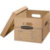 imageBankers Box Small Classic Moving Box 10 Pack Reinforced Handles TapeFree Assembly Box with Lid 15in x 12in x 10in 771490115 Pack