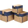 imageBankers Box Small Prime Moving Box 15 Pack Reinforced Handles TapeFree Assembly Attached Lid 16in x 12in x 12in 0062711Large