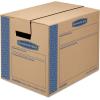 imageBankers Box Small Prime Moving Box 15 Pack Reinforced Handles TapeFree Assembly Attached Lid 16in x 12in x 12in 0062711Small