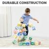 imageBankers Box at Play Cardboard ABC123 Building Learning Blocks 50 Pack Larger 3quotx 3quot Montessori Toy Blocks for Kids and FamiliesABC123 Learning Blocks 50pk
