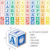imageBankers Box at Play Cardboard ABC123 Building Learning Blocks 50 Pack Larger 3quotx 3quot Montessori Toy Blocks for Kids and FamiliesABC123 Learning Blocks 50pk