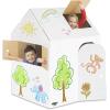 imageBankers Box at Play Color in Blank Playhouse Cardboard Playhouse and Life Size Craft Activity for Kids and Families