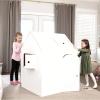 imageBankers Box at Play Color in Blank Playhouse Cardboard Playhouse and Life Size Craft Activity for Kids and Families