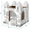 imageBankers Box at Play Color in Halloween Playhouse Cardboard Playhouse and Life Size Craft Activity for Kids and FamiliesCastle