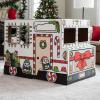 imageBankers Box at Play Color in Holiday Truck Cardboard Playhouse and Life Size Craft Activity for Kids and Families