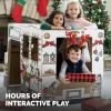 imageBankers Box at Play Color in Holiday Truck Cardboard Playhouse and Life Size Craft Activity for Kids and Families
