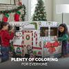 imageBankers Box at Play Color in Holiday Truck Cardboard Playhouse and Life Size Craft Activity for Kids and Families
