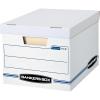 imageBankers Box 12 Pack Standard Duty File Storage Boxes Standard Assembly Removable Lid LetterLegal 007130112 pack