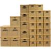 imageBankers Box Classic Moving Box 30 Pack Kit Reinforced Handles TapeFree Assembly Box with Lid 5 Small 20 Medium and 5 Large Boxes 7716502