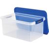 imageBankers Box Heavy Duty Portable Plastic File Box with Hanging Rails Letter 1 Pack 0086304Letter