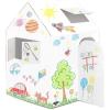 imageBankers Box at Play Color in Blank Playhouse Cardboard Playhouse and Life Size Craft Activity for Kids and Families