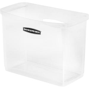 imageBankers Box 1 Pack Portable Open Desktop Plastic File Storage Box with Hanging Rails Side Handle Organizer Bin Letter