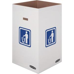 imageBankers Box 10 Pack 50 Gallon Corrugated Cardboard Trash and Recycling ContainersLarge
