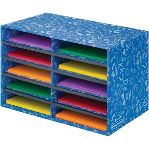 imageBankers Box Classroom Collection 10Compartment Mail Sorters 195quot x 12375quot Blue 338420110 Compartments
