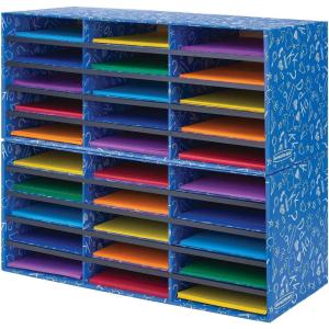 imageBankers Box Classroom Collection 10Compartment Mail Sorters 195quot x 12375quot Blue 338420130 Compartments
