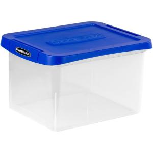 imageBankers Box Heavy Duty Portable Plastic File Box with Hanging Rails Letter 1 Pack 0086304Letter  Legal