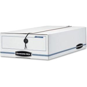 imageBankers Box LIBERTY Check and Form Boxes Standard SetUp String and Button 4 14 x 6 x 23 14 Inches Case of 12 000039 x 1425 x 4