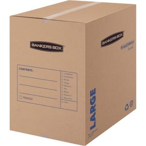 imageBankers Box Medium Moving Box 10 Pack PrePrinted for Labeling 1825in x 1525in x 16375in 7713902Large