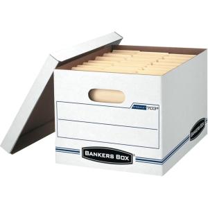 imageBankers Box STORFILE Storage Boxes Standard SetUp LiftOff Lid LetterLegal 6 Pack 5703604