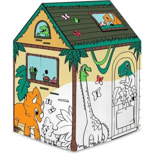 imageBankers Box at Play Color in Birthday Playhouse Cardboard Playhouse and Life Size Craft Activity for Kids and FamiliesDinosaur