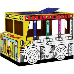 imageBankers Box at Play School Bus Cardboard Playhouse and Craft Activity for KidsSchool Bus