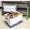 imageBankers Box 20 Pack RKIVE HeavyDuty File Storage Boxes FastFold LiftOff Lid Letter WhiteBlue20Pack