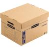 imageBankers Box Medium Heavy Duty Moving Box 8 Pack Reinforced Handles TapeFree Assembly Box with Lid 12in x 1225in x 185in 7710301Small