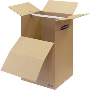 imageBankers Box SmoothMove Wardrobe Moving Boxes Short 20 x 20 x 34 Inches 1 Pack 7710901