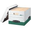 imageBankers Box 12 Pack Box RKIVE HeavyDuty File Storage Boxes FastFold LiftOff Lid Letter WhiteGreen