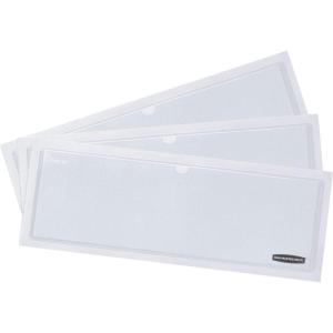 imageBankers Box Adhesive Label Pockets with Inserts Clear 48Pack 0034801 White