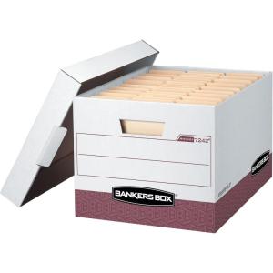 imageBankers Box RKIVE HeavyDuty Storage Boxes FastFold LiftOff Lid LetterLegal Case of 12 07242