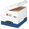 imageBankers Box SYSTEMATIC MediumDuty Storage Boxes FastFold Attached FlipTop Lid LetterLegal Case of 12 0005502