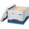 image:imageBankers Box 4Pack MediumDuty File Storage Boxes LetterLegal FastFold  Speed through filing with FastFold setup sturdy stacking reinforced handles and dependable document protectionStorage Boxes